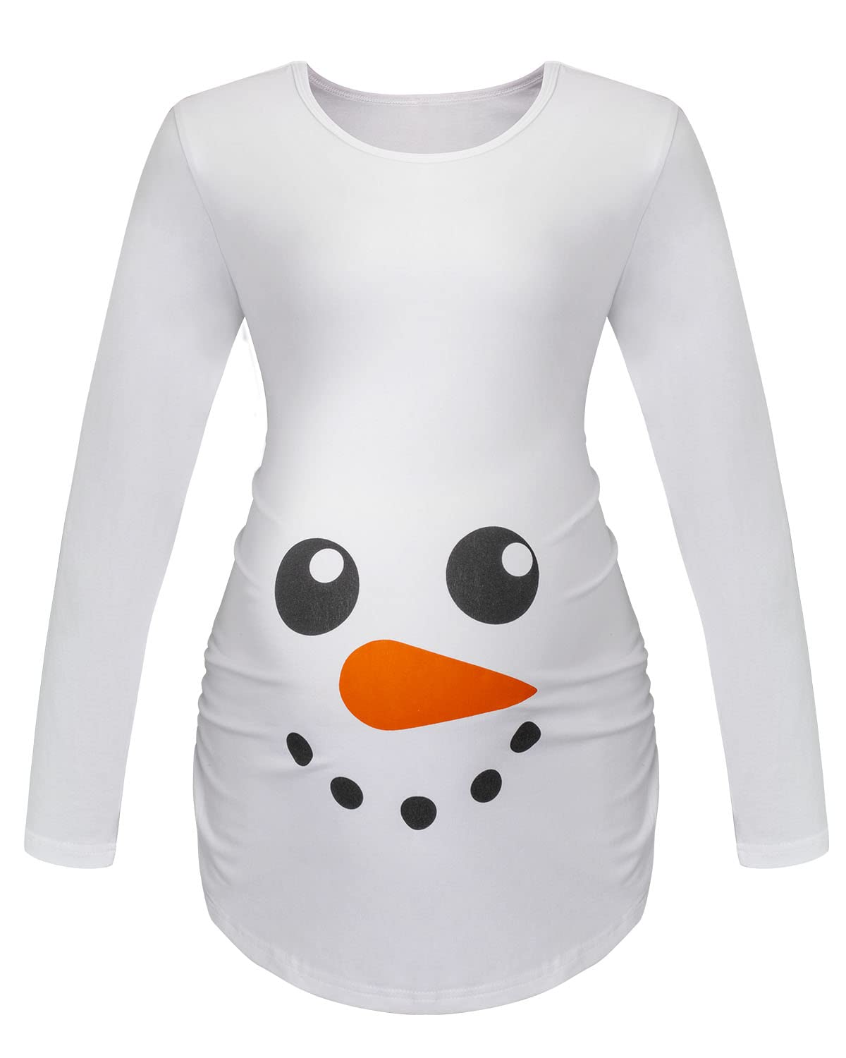 Womens Maternity Halloween T-Shirt Pregnancy Long Sleeve Tops