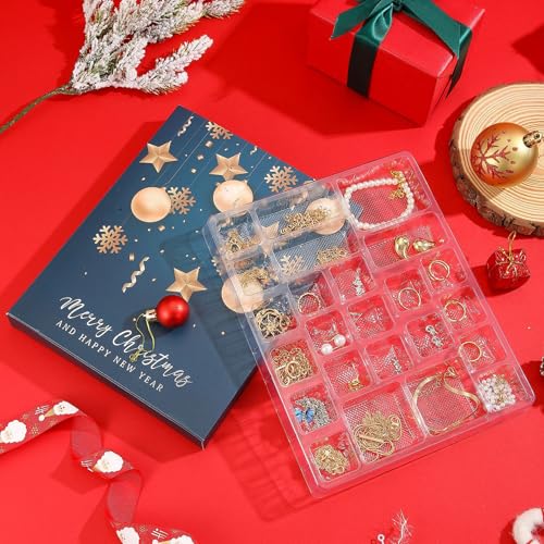 Calendario Adviento Mujer Niñas 24 Sorpresas Calendario Adviento Joyas 2025 Collar Pulsera Pendientes Anillo Plata Oro, Conjunto Joyas Regalos Navidad Originales Mujer Adolescentes Joyería Aleatoria 4 Calendario Adviento Mujer Niñas 24 Sorpresas Calendario Adviento Joyas 2025 Collar Pulsera Pendientes Anillo Plata Oro, Conjunto Joyas Regalos Navidad Originales Mujer Adolescentes Joyería Aleatoria