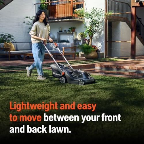Husqvarna Aspire™ Lawnmower 18V 34cm Kit with 4.0Ah Battery and 2.5Ah Charger | Electric Lawn Mower Cordless | Battery Lawn Mower with Adjustable Handle and Compact Storage - Image 5