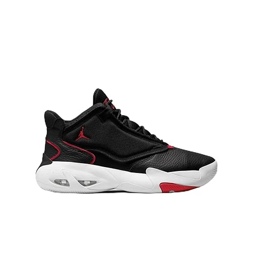 Nike Air Jordan Max Aura 4, Black/University RED-White, 8 UK (8.5 US)