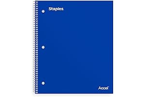 STAPLES Premium 2-Subject Notebook: College Ruled Perfection for Academic Excellence