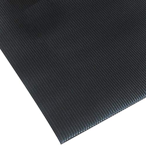 NoTrax 413 Blade Runner Safety/Anti-Fatigue Mat with Dyna-Shield PVC Sponge, 3' Width x 5' Length x 1/2