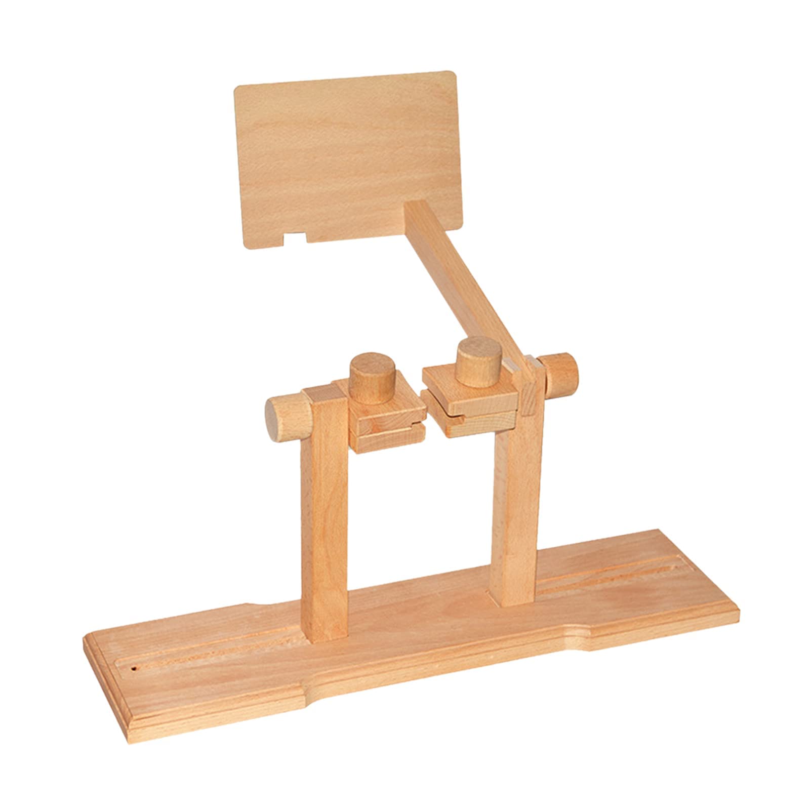 Tubayia Soporte de punto de cruz de madera de haya, para bordar, aro, marco redondo, herramientas de costura