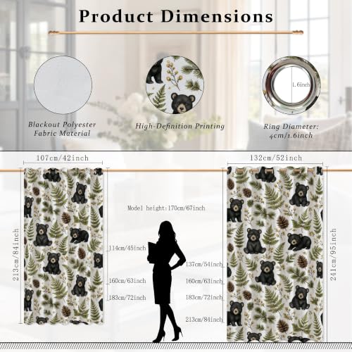 Rideaux occultants pour une ambiance chaleureuse vert - 4
