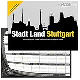 Stadt Land Stuttgart - Tolles Stuttgart Geschenk - Das Quiz Spiel für Stuttgarter und Fans - Stuttgart Souvenirs, Stuttgart Andenken - Stuttgart Spiel für Freunde