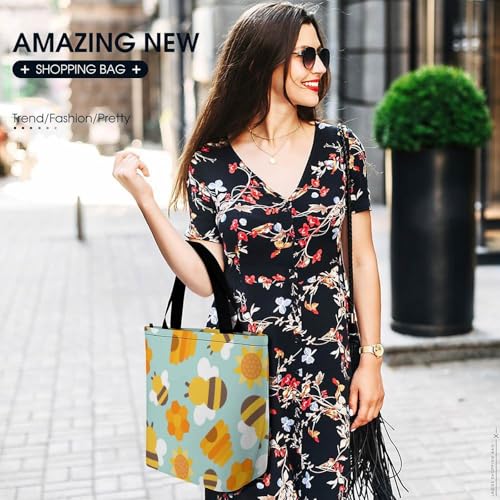 Sac de shopping Fleur D'abeille grand sac à main femme pour ne plus manquer de place