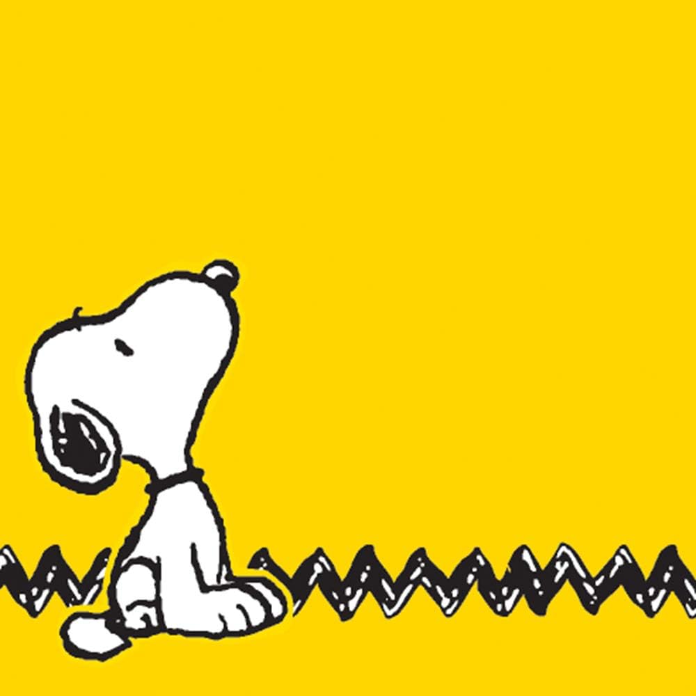 Eureka Yellow Snoopy Sticker Name Tags and Labels, 56pc