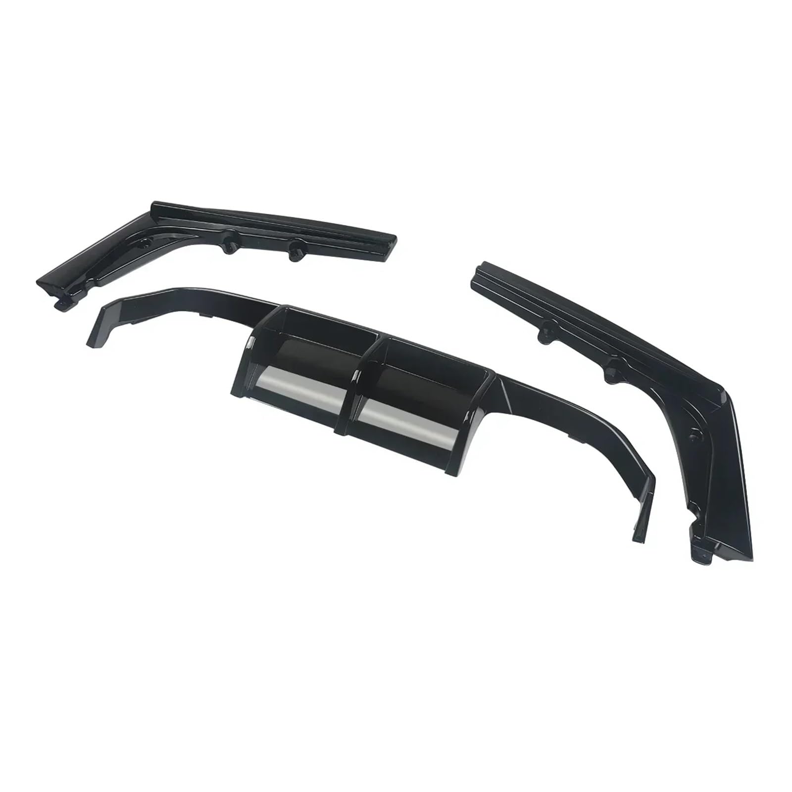 PSM Style Gloss Black Rear Diffuser - BMW F80/F82 & F83 PSM スタイル 3 個リアディフューザーリップ光沢のある黒 BMW F80 M3 F82 M4 2015-2020 用