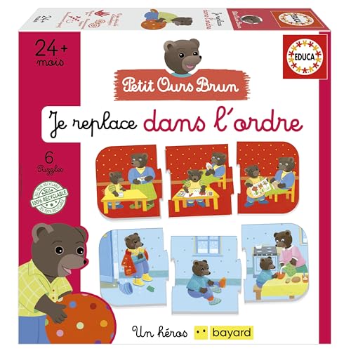 Jeu d'apprentissage EDUCA J'Associe Les Séquences Logiques Petit ours - vue 3