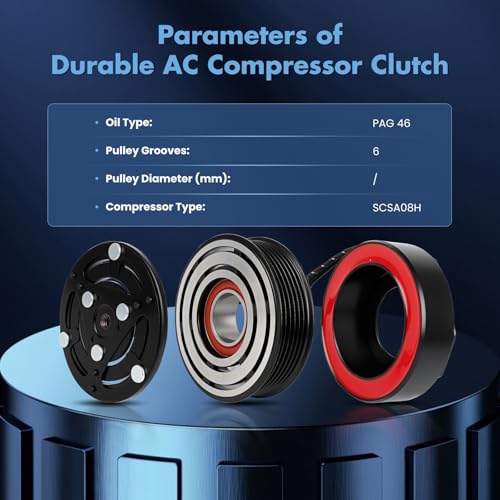Image of ECCPP AC Compressor Clutch Kit for Scion FR-S 2.0L 2013-2016