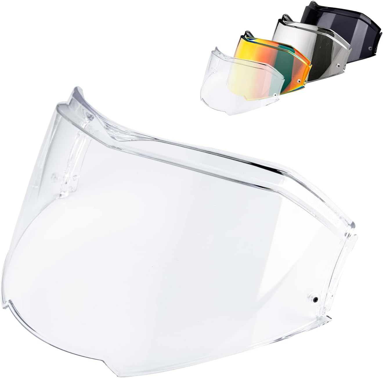 Valiant II Visor Face Shield Replacement For Valiant II Flip Up Motorcycle Helmet Accessories (Clear)