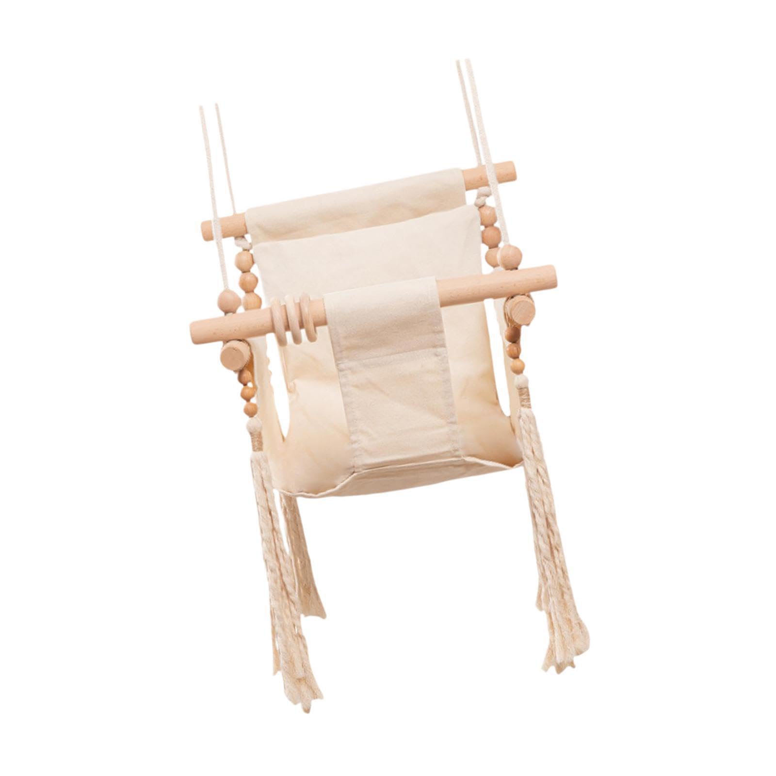 Columpio de para Madera para bebés y niños pequeños, Ideal para Interiores y Exteriores. Seguridad y Comodidad.