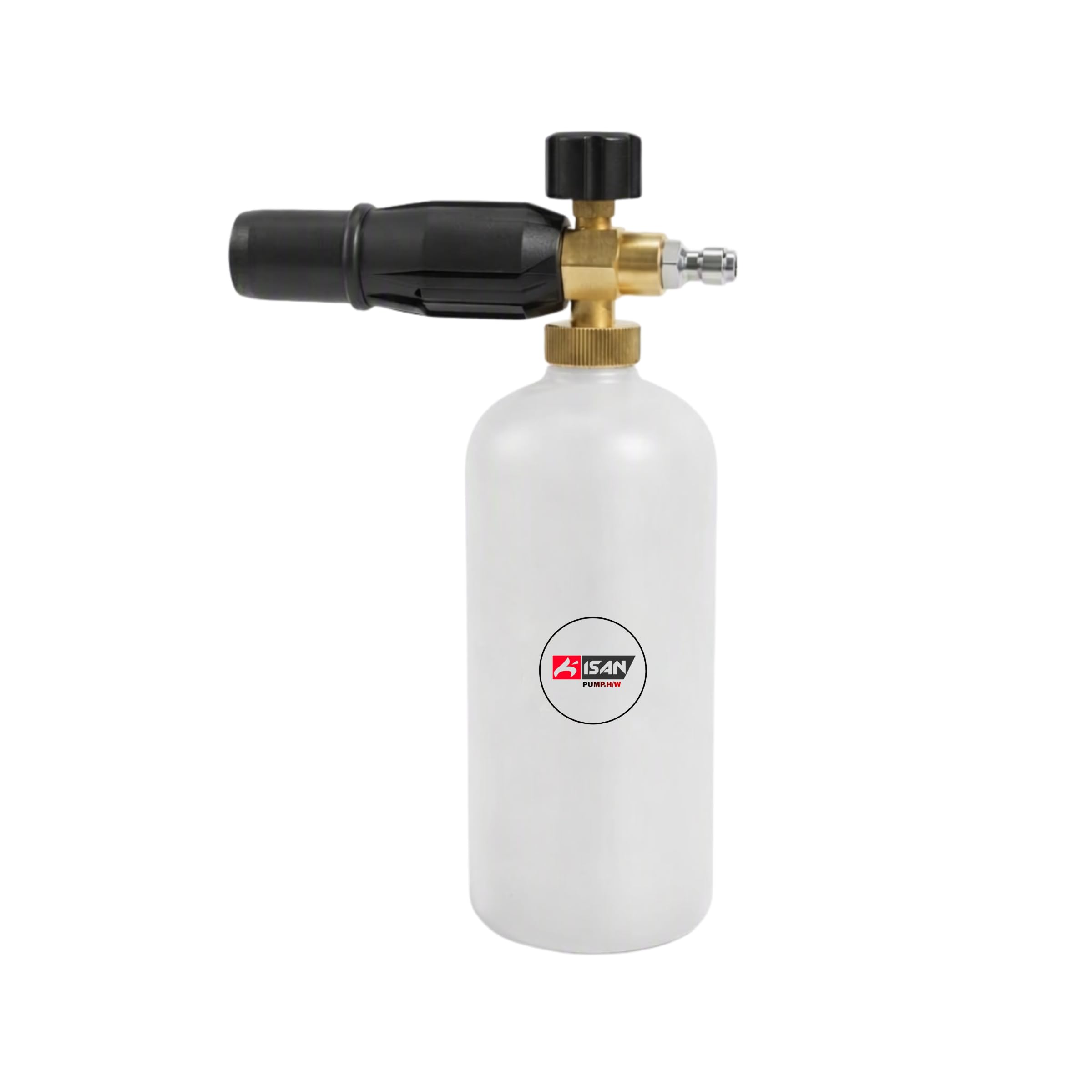 KPM Snow Foam Cannon for High Pressure Washer | 1L Foam Bottle with Brass Body & Adjustable Nozzle | Quick Connect Car Wash Lance for Car, Bike & Home Cleaning-image-29