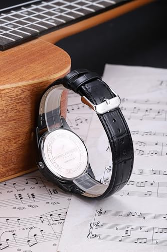 Image of Daniel Hechter Paris Analog Quartz Watch for Men with Sunray Round Dial, Leather Strap, Day & Date Display & Water Resistant
