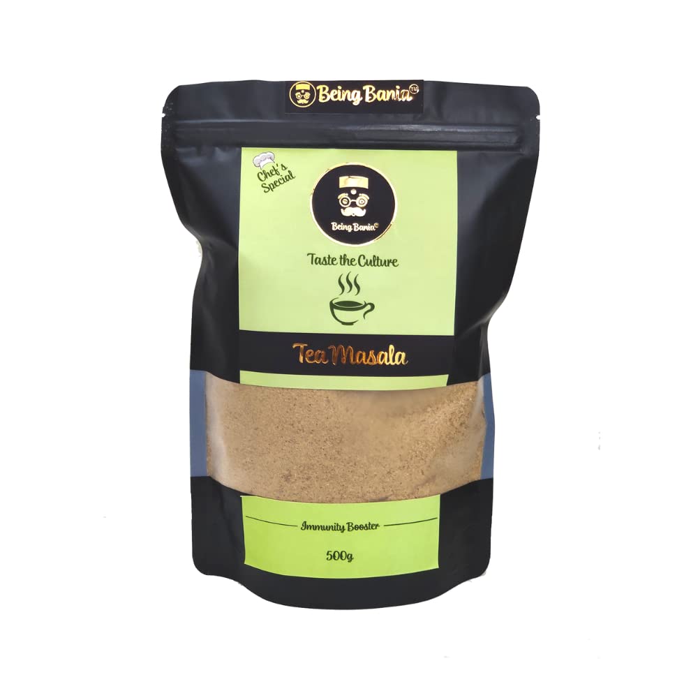 Being Bania Tea Masala, 500gms | Chai Masala powder | 100% natural and premium spices | Indian Masala Tea