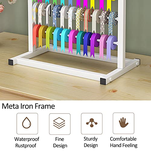 Support de table pour salle d'artisanat et fleuriste pour organiser les rubans
