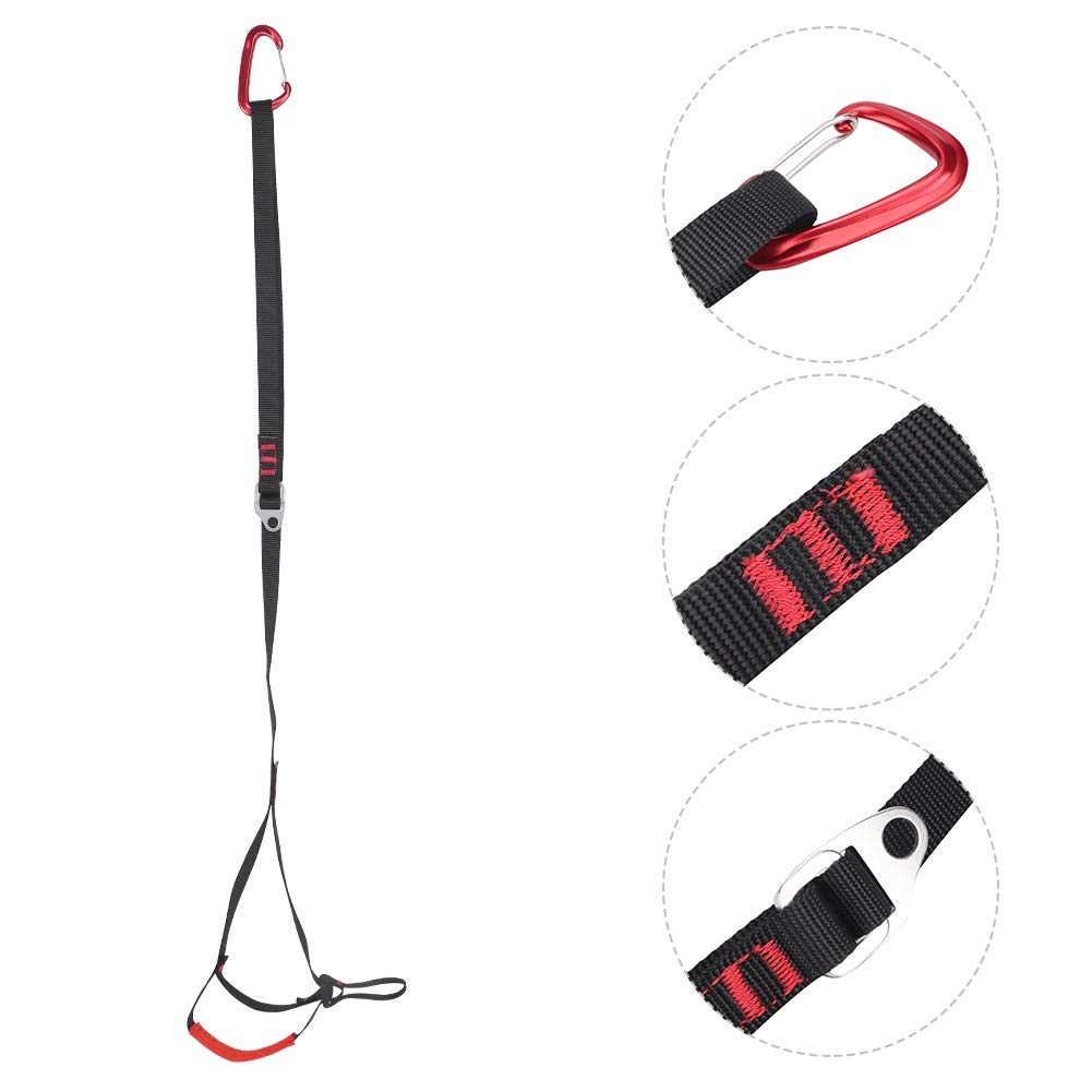 MAGT Ascendeur Pied Sangle Réglable pour Escalade Rappel Sauvetage Sports Plein Air