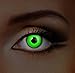 Produktbild Funky Vision Kontaktlinsen I-Glow - 3 Monatslinsen, Green UV, Ohne Sehstärke, 1 Stück