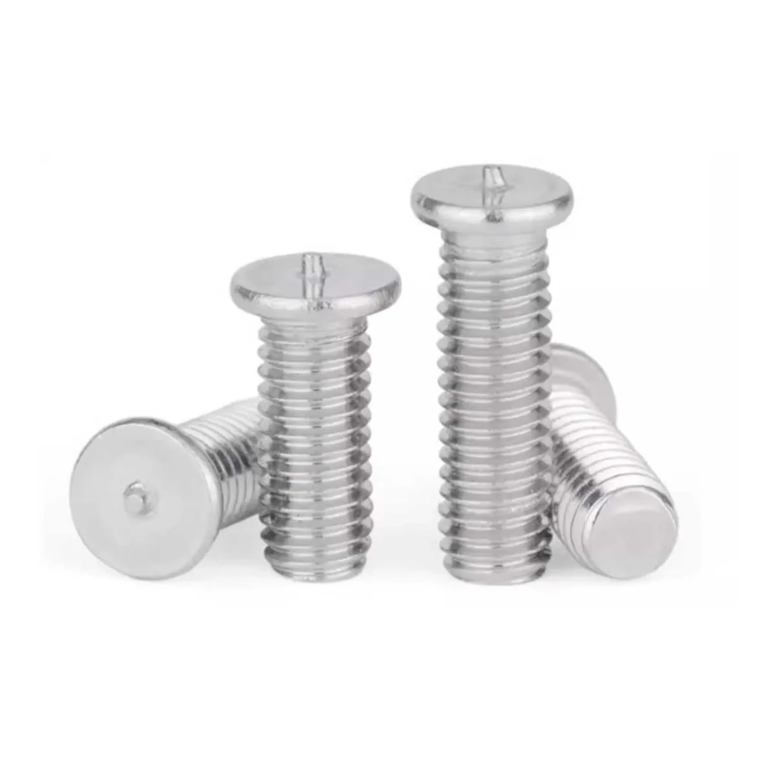 Vis à souder par points en acier inoxydable 304 / goujons de soudage M3 M4 M5 M6 M8(50pcs M6X16)