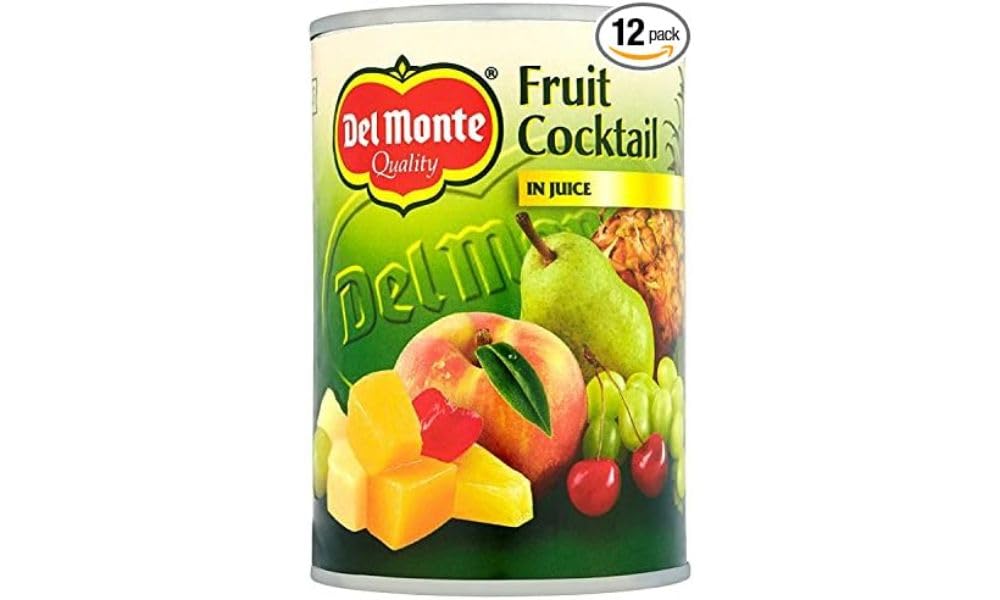 Del Monte Cóctel de frutas en zumo, 12 unidades (12 x 250 g)