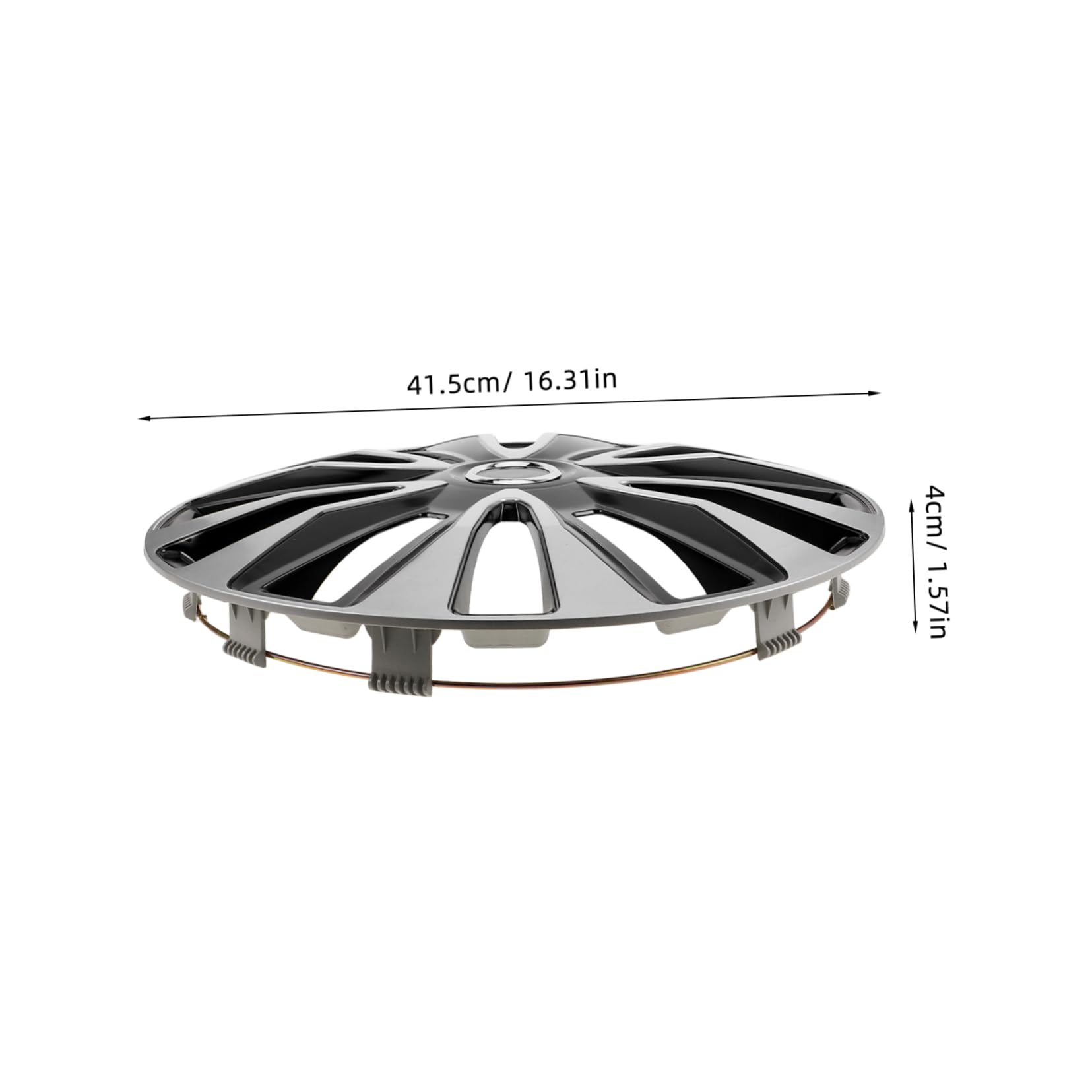 ULTECHNOVO Enjoliveurs de Voiture Décoratifs Cache-Roues Abs Couvre-moyeu Central pour Jantes