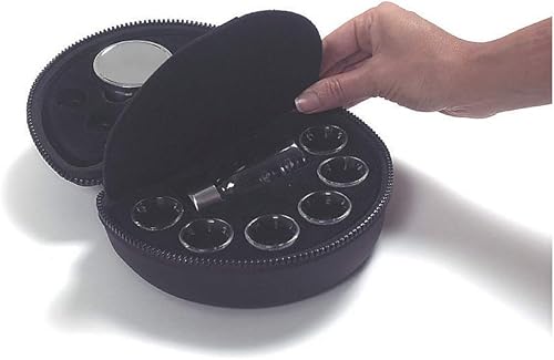 Miniatura 3 de BROADMAN CHURCH SUPPLIES Juego de comunión portátil de lujo, 6 tazas de vidrio, recipiente de pan de acero inoxidable, recipiente de jugo de 1.7 fl