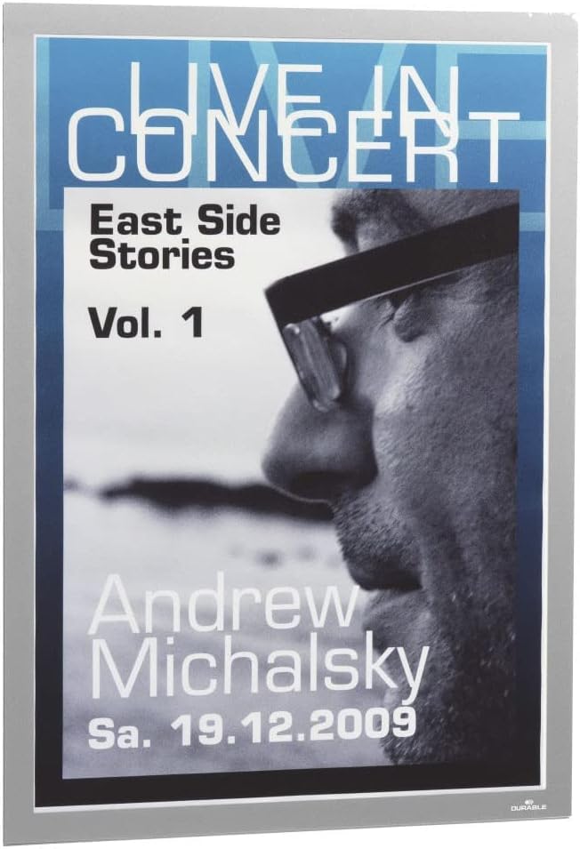 Durable A3 Duraframe Self-Adhesive Magnetic Display Frame - Silver