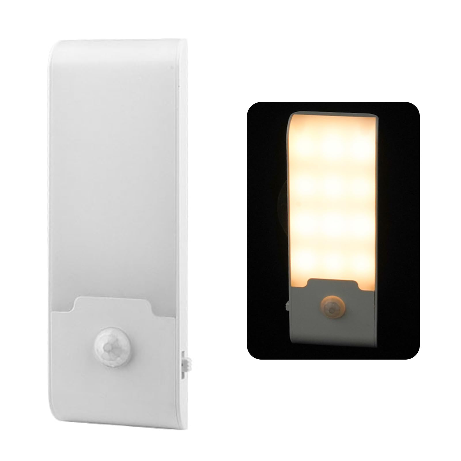 APGLSXY Rechargeable Human Body Induction Wall Light Replacement Motion Sensors Night Light for Bedroom Kitchen Enduring Rechargeable Human Body Induction Wall