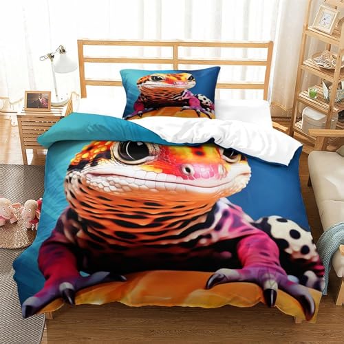 Housse de couette avec fermeture éclair Gecko pour en finir avec les draps froissés