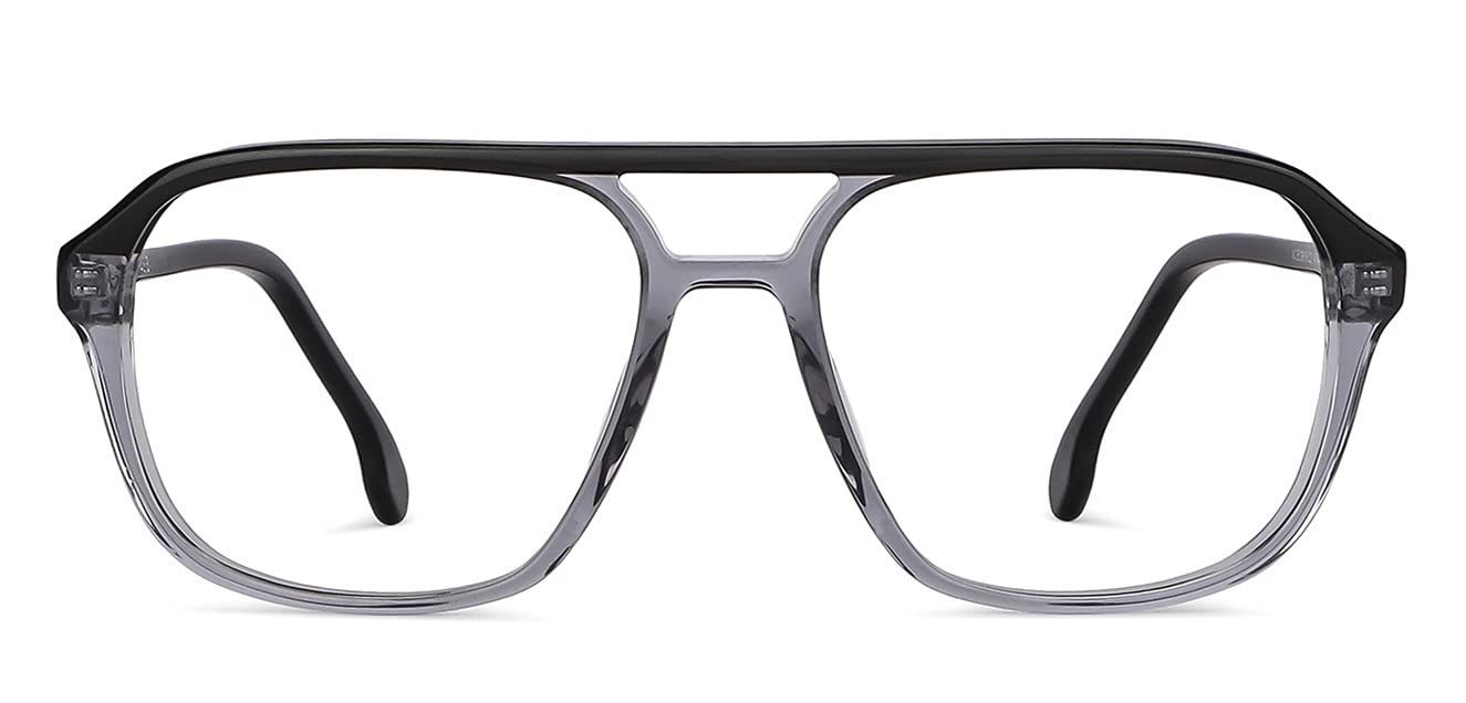 VINCENT CHASE EYEWEAR Zero Power Cut & Antiglare Computer Eyeglasses | Full Rim Teardrop | For Men & Women | Medium | VC E13919-image-49