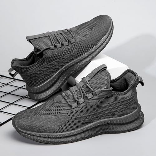 Image of DLWKIPV Running Shoes for Men Casual Slip on Tennis Walking Sneakers Lightweight Breathable Mesh Fashion Gym Athletic Sports Workout Non Slip Trainers