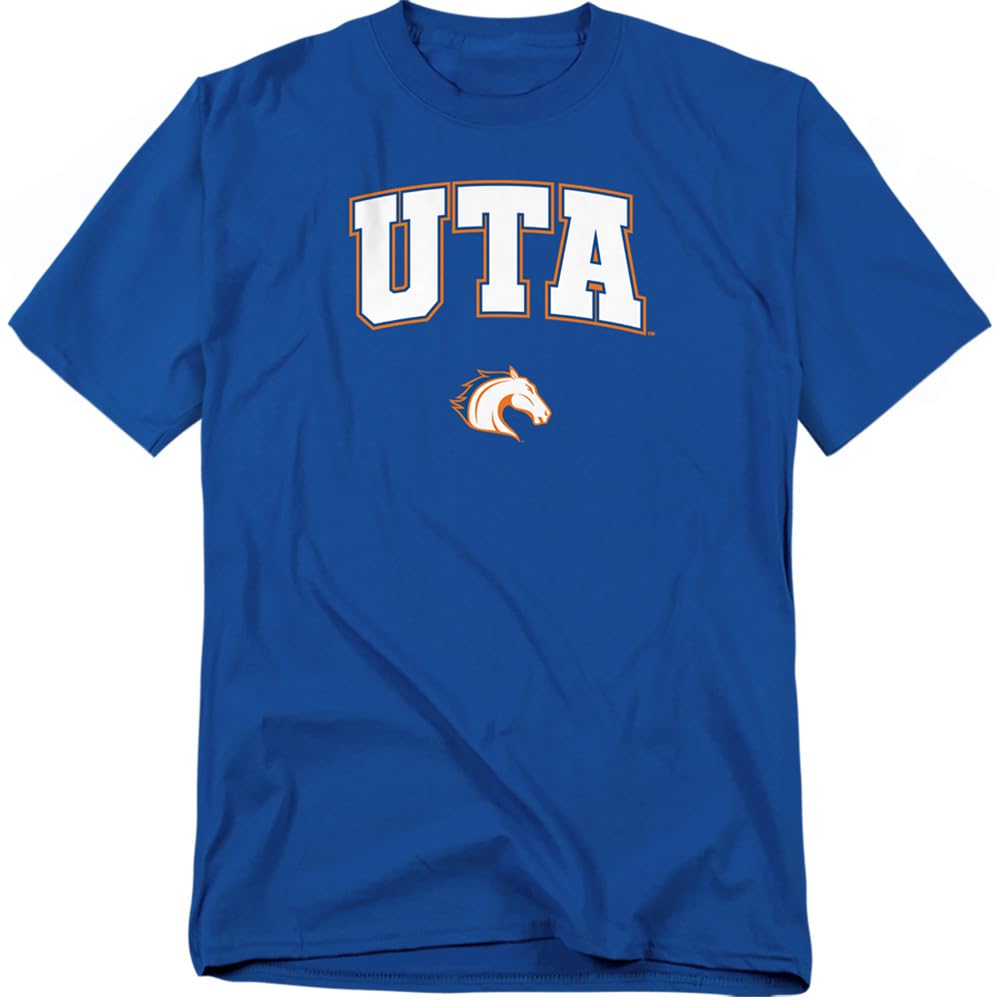 LOGOVISION University of Texas at Arlington Arch Logo Unisex Adult T Shirt, Royal, Small