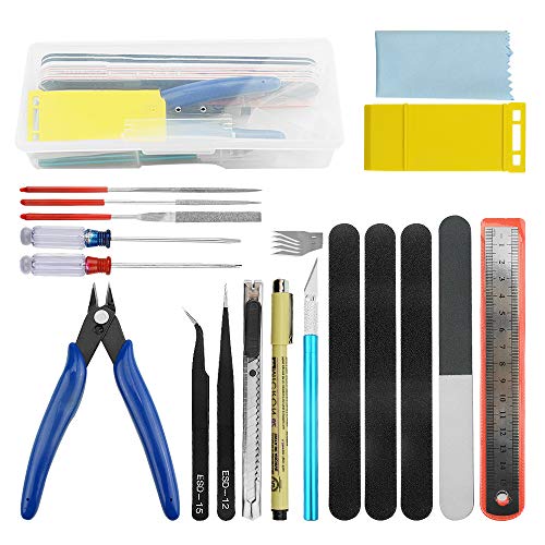 Kit d'outils pour maquettes de voitures et Gundam pour le montage de précision à la maison