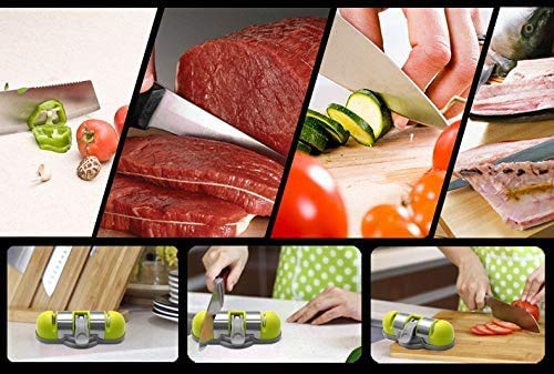 image for AUTGORE Kitchen Knife Sharpener - 2-Stage Mini Knife Sharpening Tool H