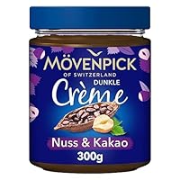 Mövenpick Haselnuss Crème Nuss & Kakao, Premium Nuss-Brotaufstrich, 300g