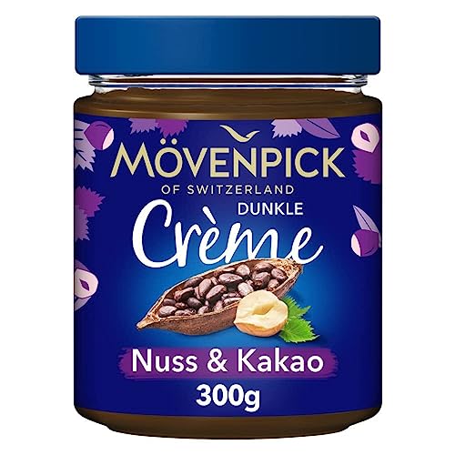 Mövenpick Haselnuss Crème Nuss & Kakao, Premium Nuss-Brotaufstrich, 300g