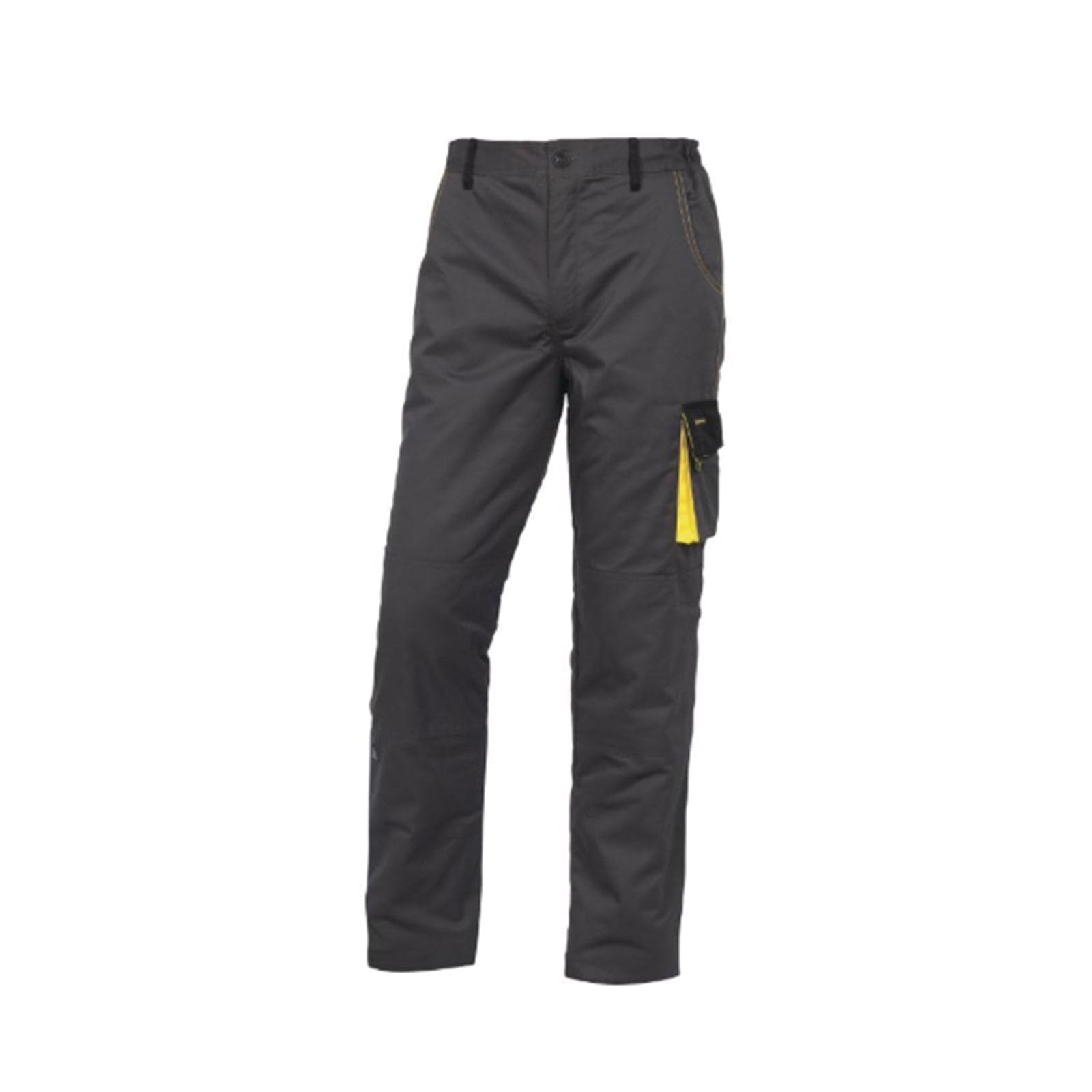 Delta plus vestuario laboral - Pantalon d-mach poliester algodón talla -m gris/amarillo