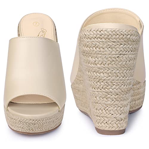 Perphy Open Toe Espadrille Wedge Heel Platform Slide Sandal for Women3