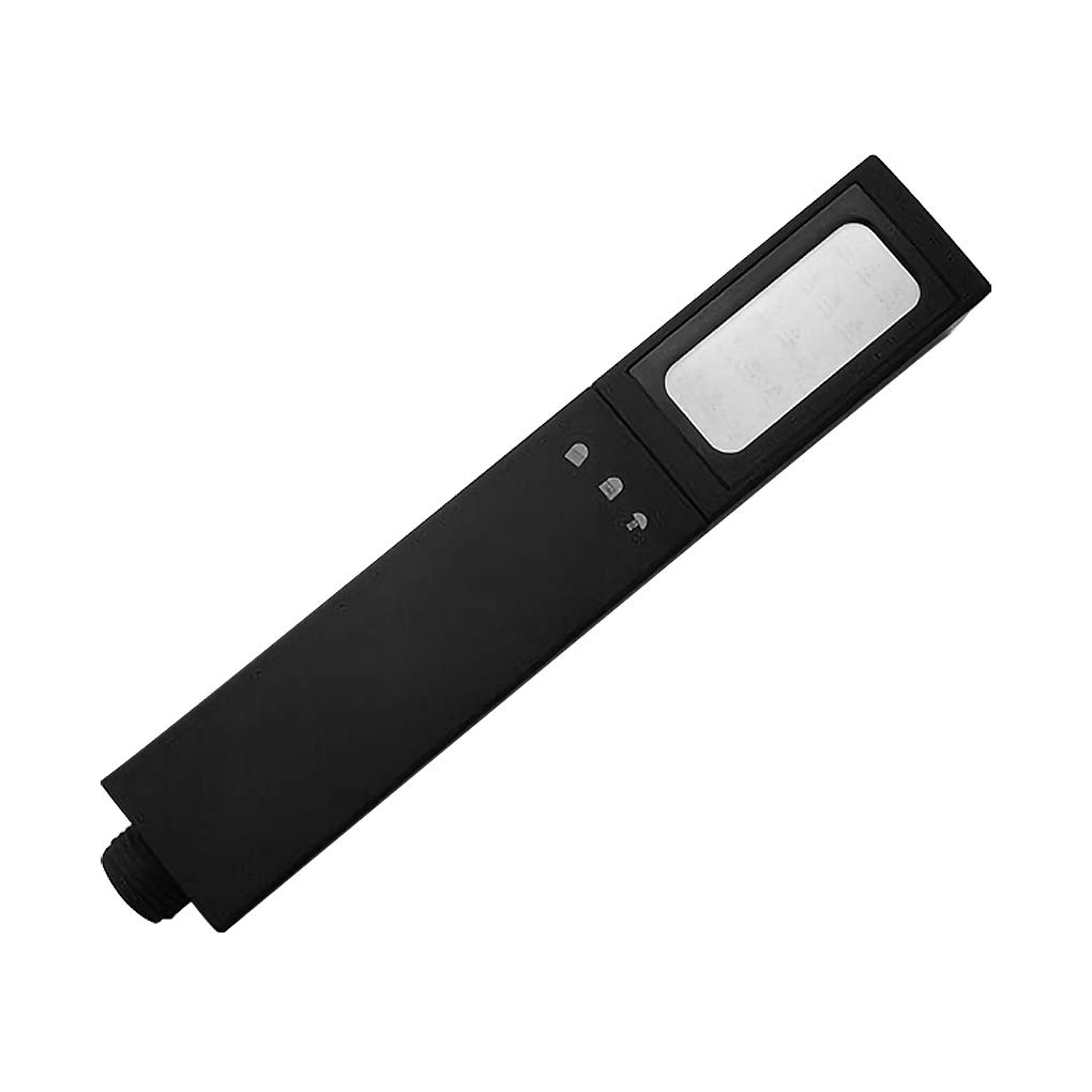 Pommeau de douche effet pluie 3 en 1 haute pression réglable avec filtre et flexible noir