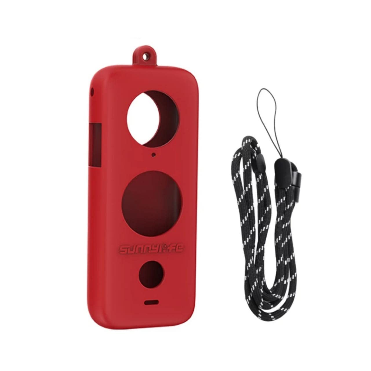 GetZget® Sunnylife Body Silicone Cover + Lanyard for Insta360 One X2 (Red)-picture-15
