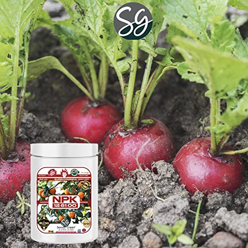 Image of Sansar Green Npk 12:61:00 Granule Fertilizer For Plants. (200 Gm)