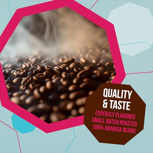 Donut Stop Flavored Coffee Pods, Compatible with 2.0 K-Cup Brewers, Chocolate Glazed Flavor, 40 Count