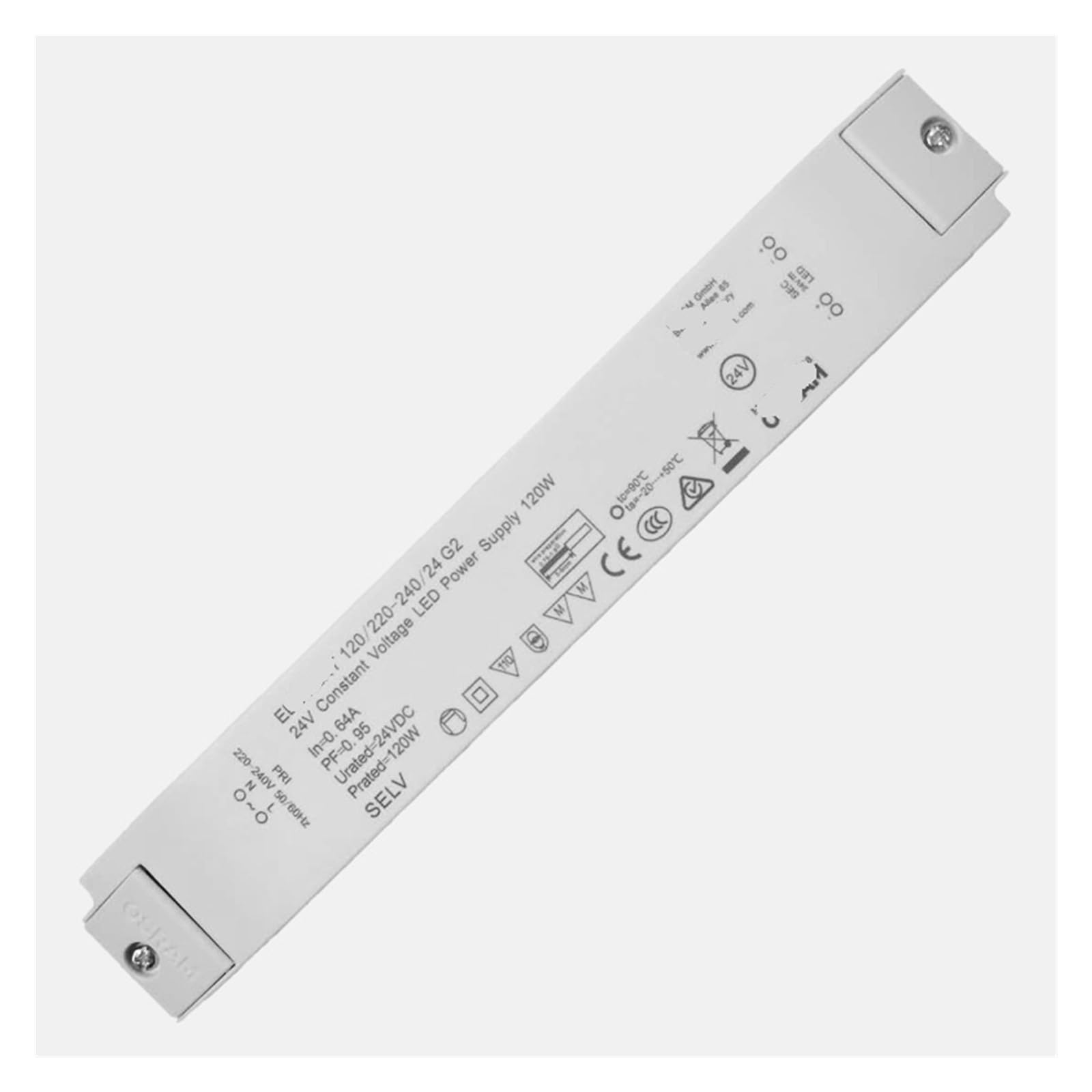 Alimentation LED 24V 120W tension constante pour bandeau et armoire