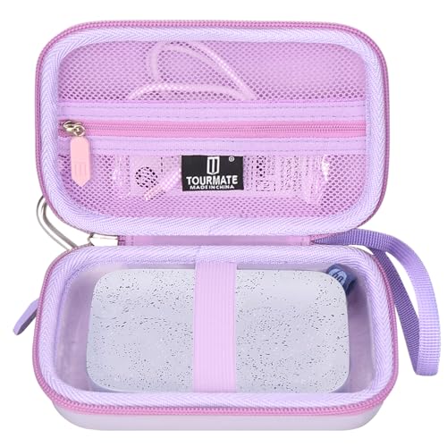 Tourmate Hard Case for HP Photo Printer, Purple, Portable Wireless Mobile Printer Case