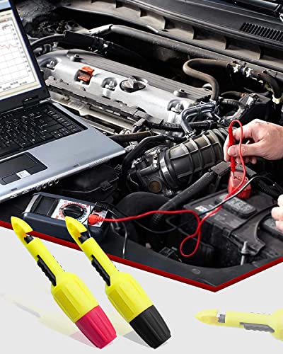 Image of 4 Pcs Wire Piercing Probe Set, Insulation Wire Piercing Tool, Wire Piercing Clips for Multimeter Voltage Voltmeter Thermometer Testing (3.78 x 0.77 Inch)