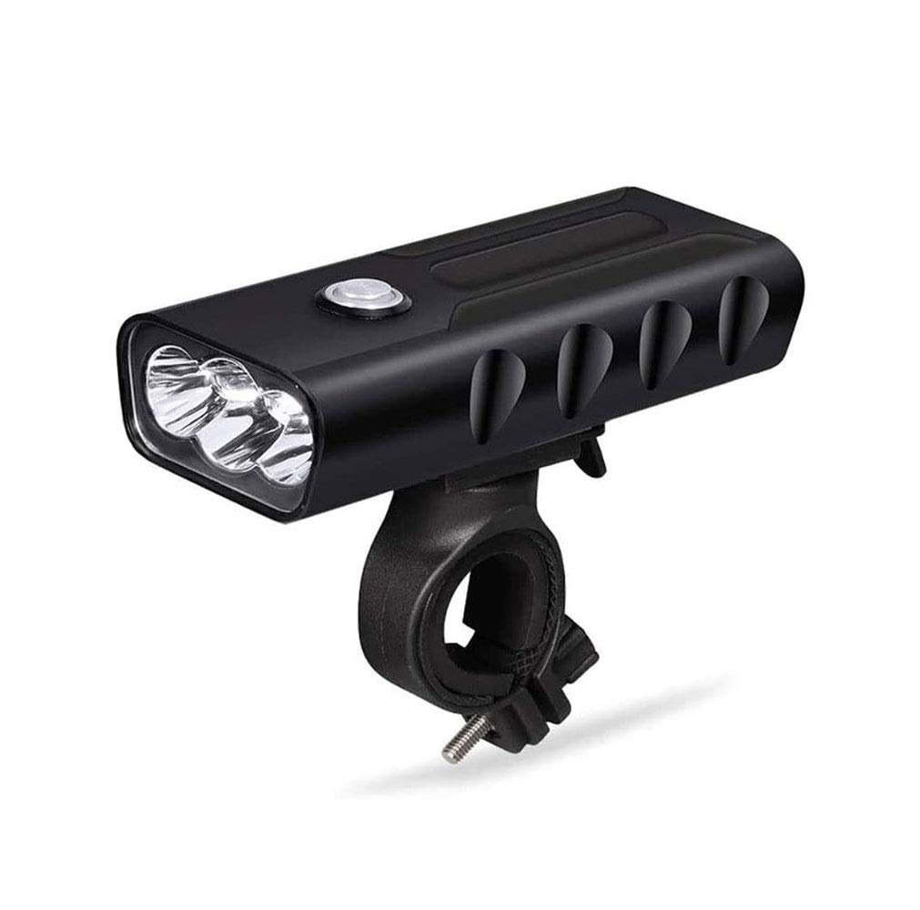 Luces de Bicicleta, Faros de 1000 lúmenes, Frontal de Bicicletas Recargables y Espalda, batería 5200 MAH, fácil instalación para Bicicleta de montaña y Bicicleta de cercanías, 3 Modelos de luz