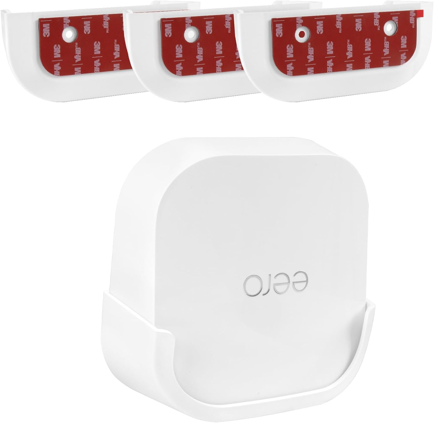 eero 7 Wall Mount, Strongly Adhesive Bracket for eero 7 Dual-Band mesh Wi-Fi 7 Router, Two-Way Easy Installation (3 Pack) Erro 7 Router Not Included