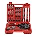 EWANYO 21 in 1 Bearing Disassembly Puller Bearing Puller Set Inner Hole Puller Bearing Removal Tool Three-jaw Puller Set with Plastic Box for Motorcycle Car, Red