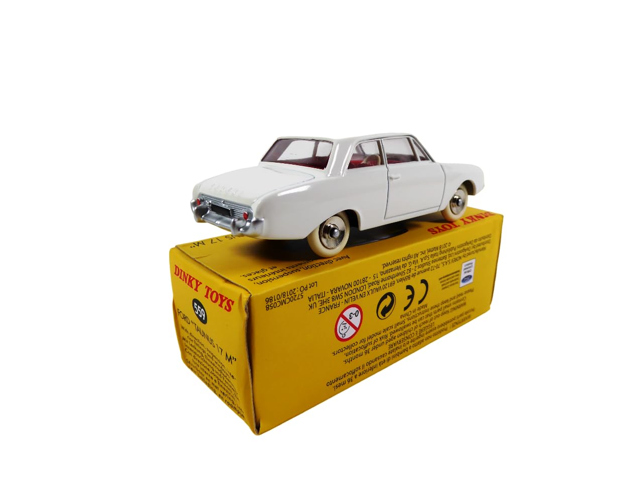 Lot de 5 voitures miniatures Dinky Toys – Ford, Triumph, Bugatti – métal - Collection Lot de 5 voitures miniatures Dinky Toys – Ford, Triumph, Bugatti – métal - Collection