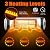 Electric Patio Heater, 1500W Wall-Mounted Outdoor Infrared Heat Lamp w/Remote Control, Quiet for Indoor/Outdoor Use w/ 3 Heating Levels, LED Display, 24H Timer, Waterproof IP34